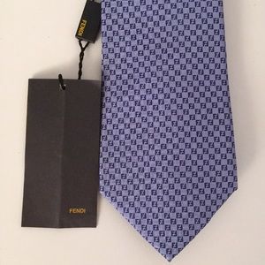 Fendi 100% silk tie. Brand new with tag
